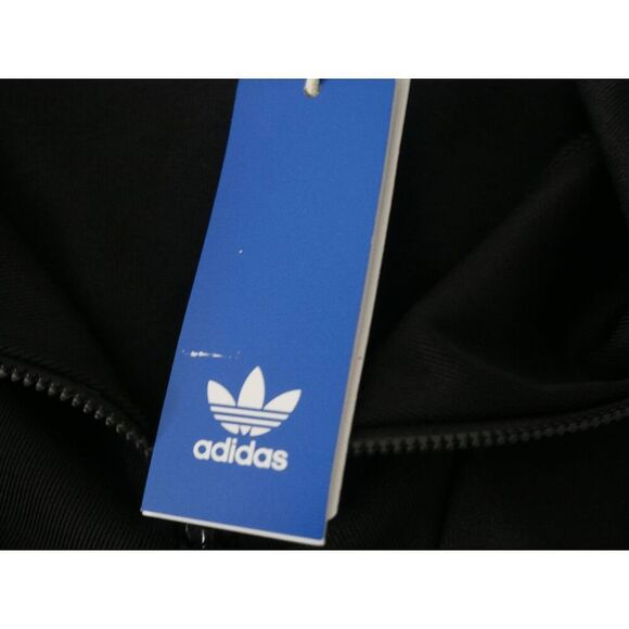 Adidas Men's Funnel neck Quarter Zip Track Top Black Size LARGE - Picture 9 of 9